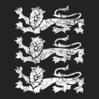 Retro Three England Lions Vintage Souvenir Vintage Tee | Teevron