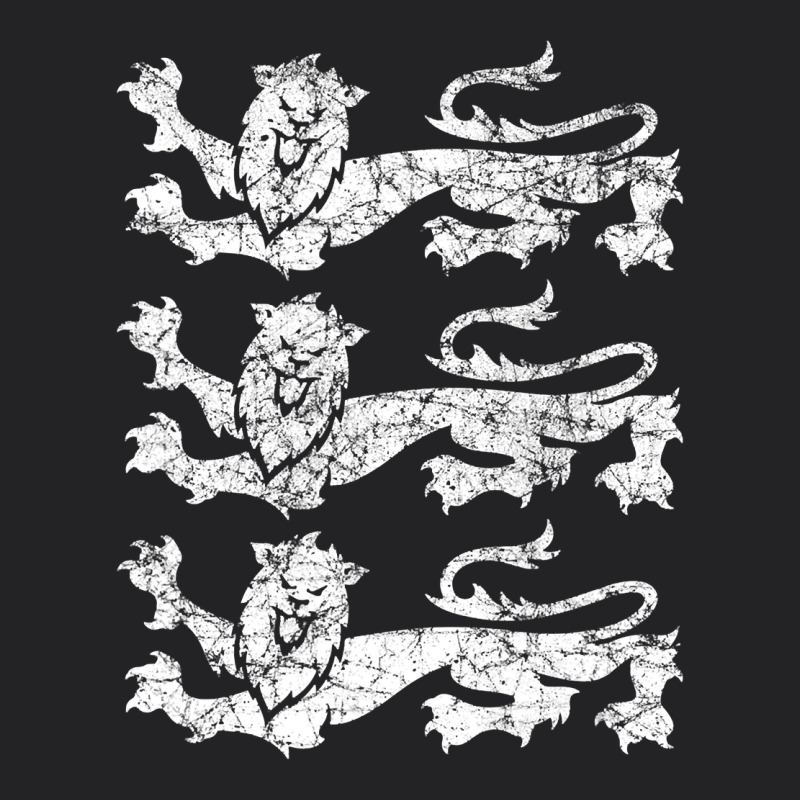 Retro Three England Lions Vintage Souvenir Vintage Tee by trangStudio | Teevron