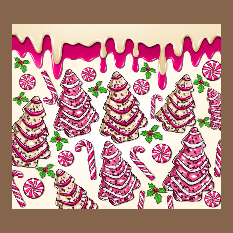 Pink Christmas Tree Cakes Premium Tee by MaliasSmallBusiness | Teevron