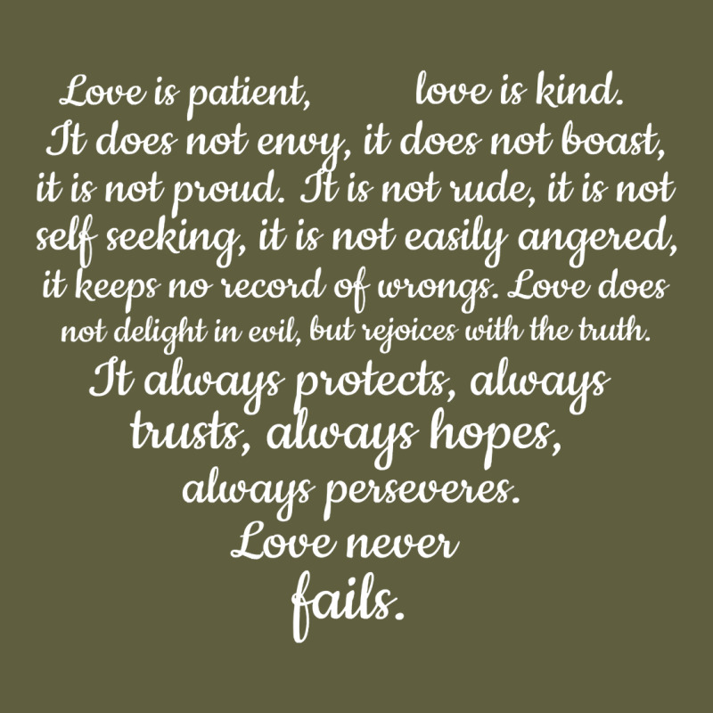 Love Is Patient Love Is Kind 1 Corinthians 1348 Vintage Tee by trangStudio | Teevron