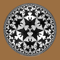 M.c. Escher Circle Limit Iv Vintage Tee | Teevron