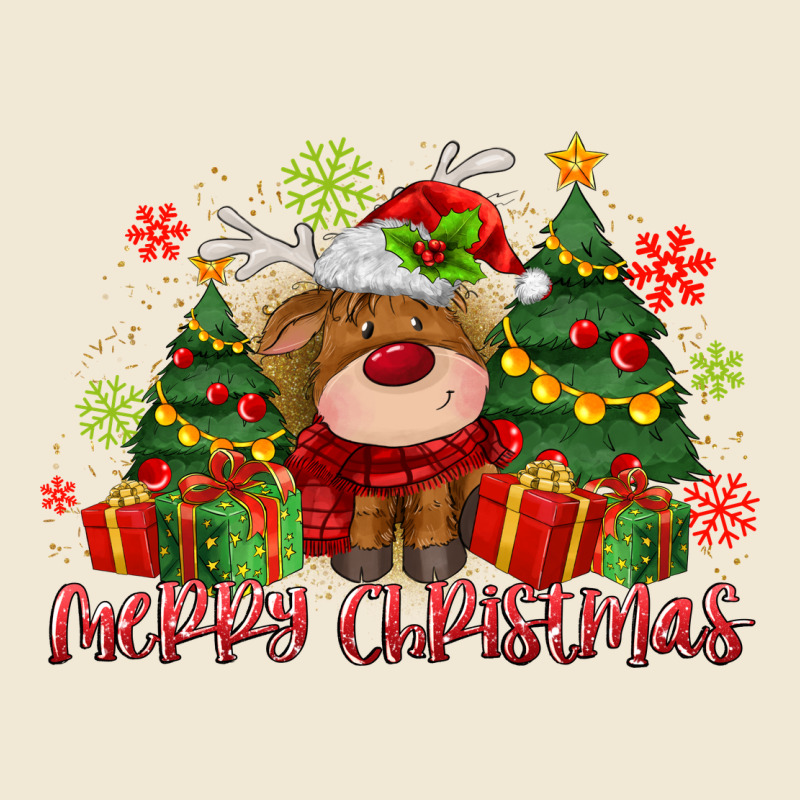 Merry Christmas Reindeer Premium Tee by MaliasSmallBusiness | Teevron