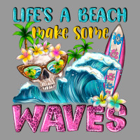 Life's A Beach Make Some Waves Vintage Hoodie | Teevron