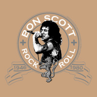 Bon Scott Rock N' Roll Lion Shield Vintage Tee | Teevron