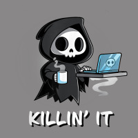 Killin' It Shirt Funny Grim Reaper Halloween Sarcasm Vintage Tee | Teevron