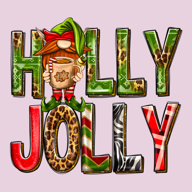 Holly Jolly Elf Gnome Ladies Tee by NancyCooperArtShop | Teevron