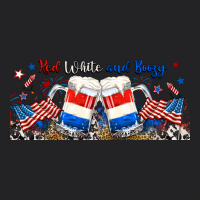 Red White And Boozy Libbey Glass Vintage Tee | Teevron