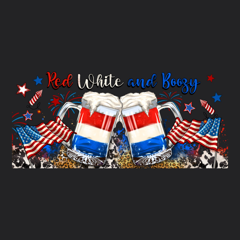 Red White And Boozy Libbey Glass Vintage Tee by RanaPortraitStore | Teevron