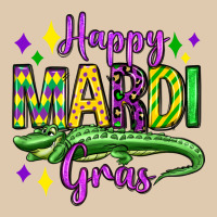 Happy Mardi Gras Alligator Olivia Heavyweight Sweatshirt | Teevron