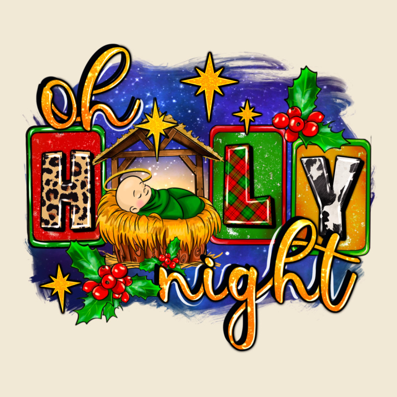 Oh Holy Night With Baby Jesus For Christmas Premium Tee by MaliasSmallBusiness | Teevron