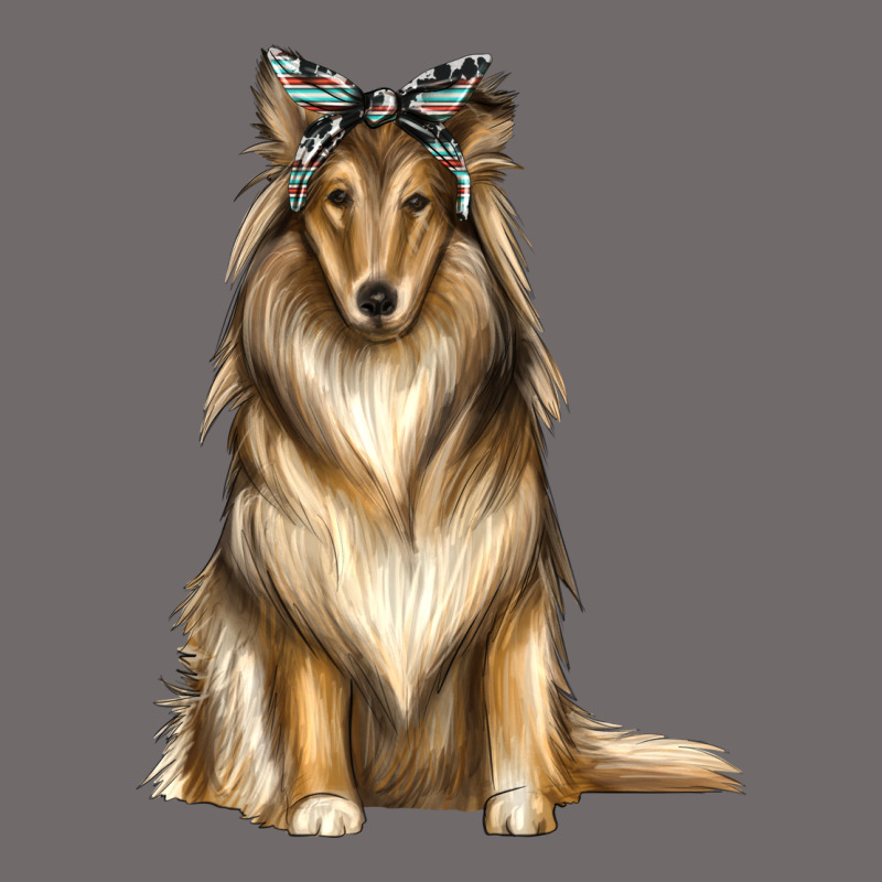 Collie With Bandanna Urban Heavy Tee by texasbilliewilder | Teevron