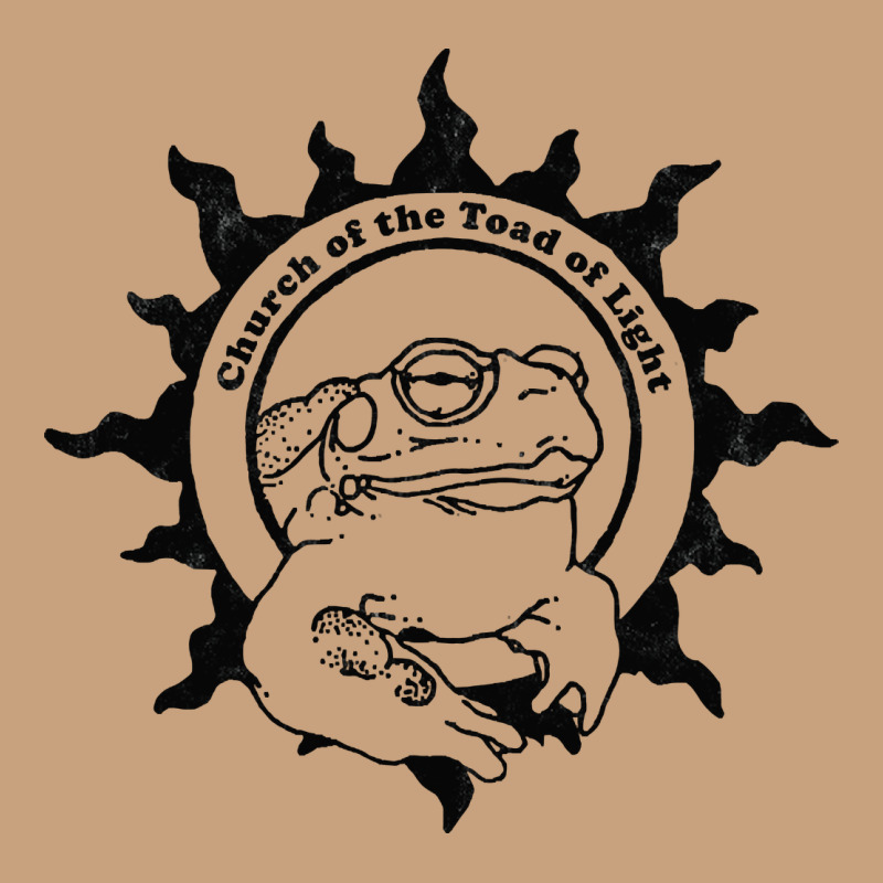 Authentic Church Of The Toad Of Light Psychedlic Frog Licking (distres Vintage Tee by DesignPulse | Teevron