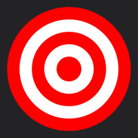 Bullseye Target Red & White Rings Target Vintage Tee | Teevron