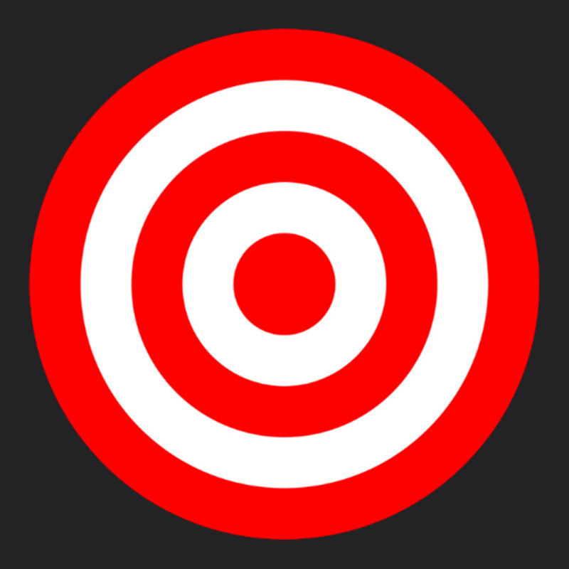 Bullseye Target Red & White Rings Target Vintage Tee by DesignPulse | Teevron