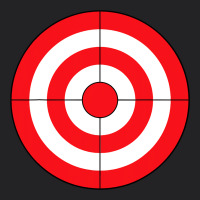 Bulls Eye Target Lazy Diy Halloween Costume Darts Shooting T Shirt Vintage Tee | Teevron