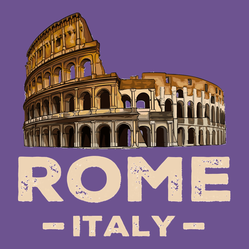 Cool Vintage Roma Italia Colosseum Souvenirs, Rome Italy Pullover Hood Vintage Tee by DesignPulse | Teevron