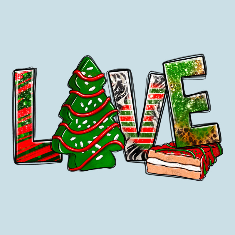 Love Christmas Tree Cake Ladies Tee by NancyCooperArtShop | Teevron