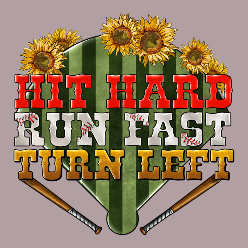 Hit Hard Run Fast Turn Left Vintage Hoodie by NancyCooperArtShop | Teevron