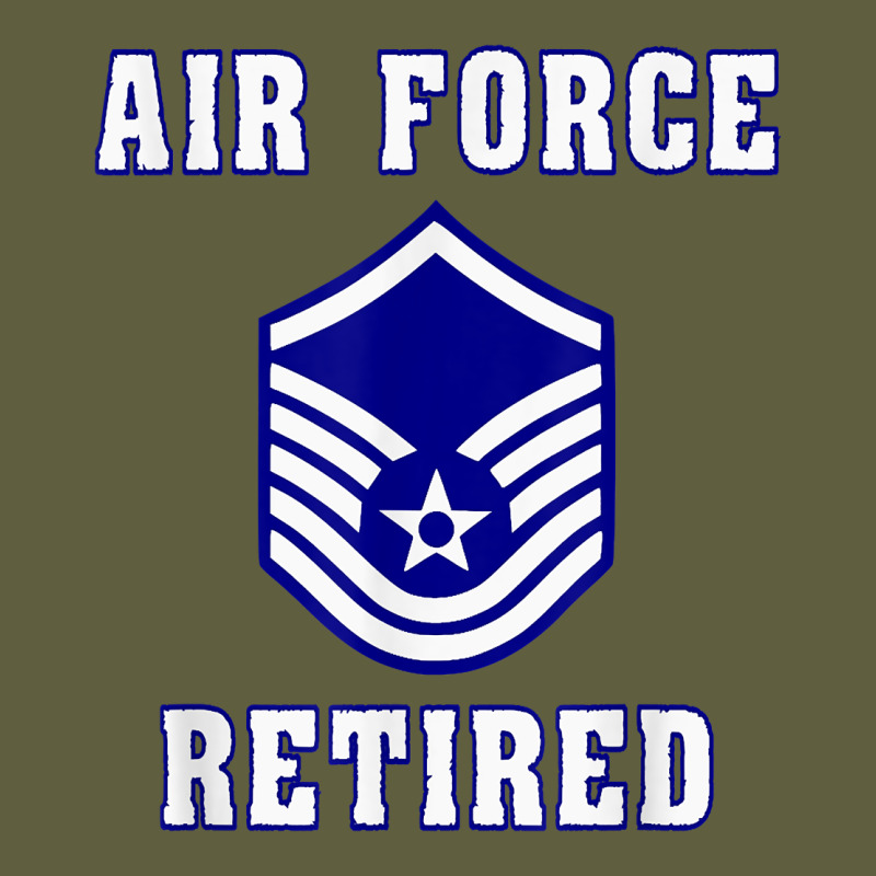 Military Master Sergeant Air Force Retired T Shirt Vintage Tee by PixelWave | Teevron