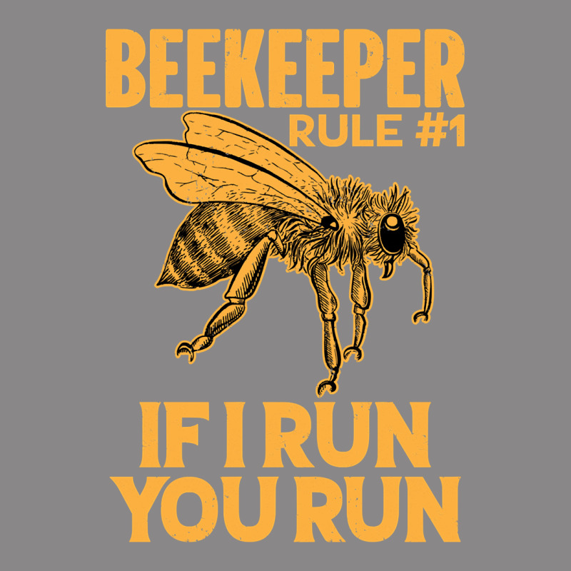 Bee Beekeeper If I Run You Run Bumble Bee Humour 449 Hive Beekeeping Vintage Tee by Craftify | Teevron