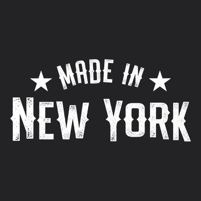 Made In New York Ny City Nyc New Yorker My Home State Pride Premium T- Vintage Tee by Craftify | Teevron