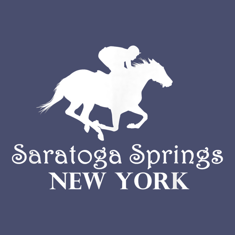 Saratoga Springs New York Horse Racing Jockey Vintage Tee by Craftify | Teevron