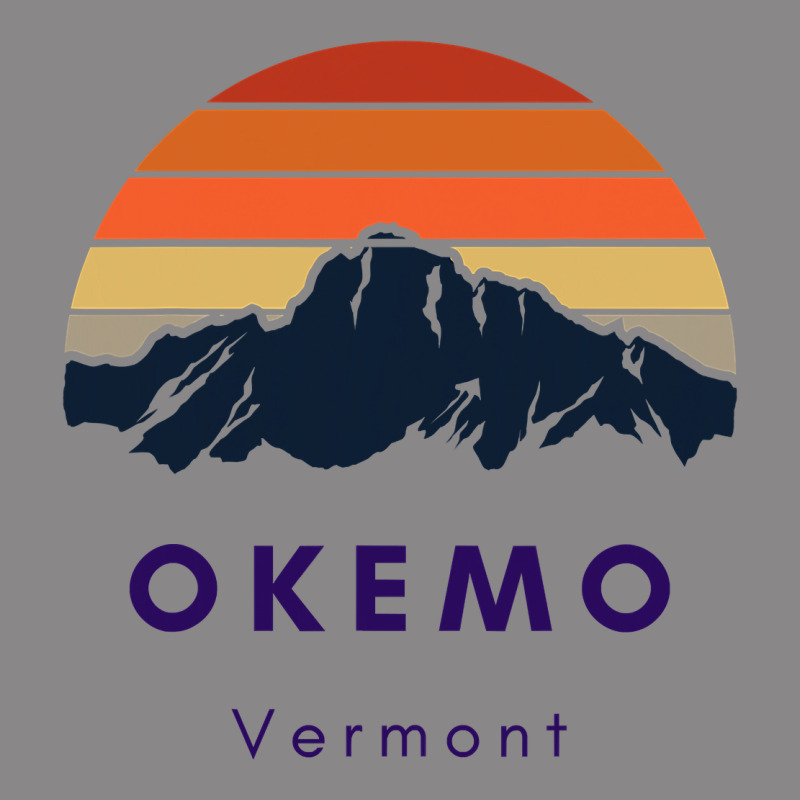 Okemo Vermont Skiing Snowboarding Hikers Gifts For Vt Travel Vintage Tee by InspiraDesign | Teevron