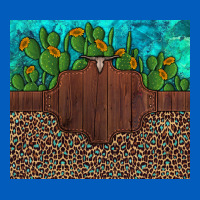Custom Cactus And Sunflowers Leopard Turquoise Urban Hoodie | Teevron