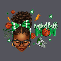 Afro Messy Bun Full Face Basketball Mom Vintage Hoodie | Teevron