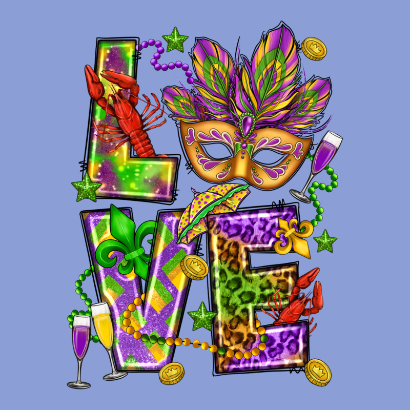Mardi Gras Love Long Sleeve Tee by HowdyJamesFarm | Teevron