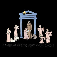 A Thrill Of Hope Nativity Heavy Core Tee | Teevron