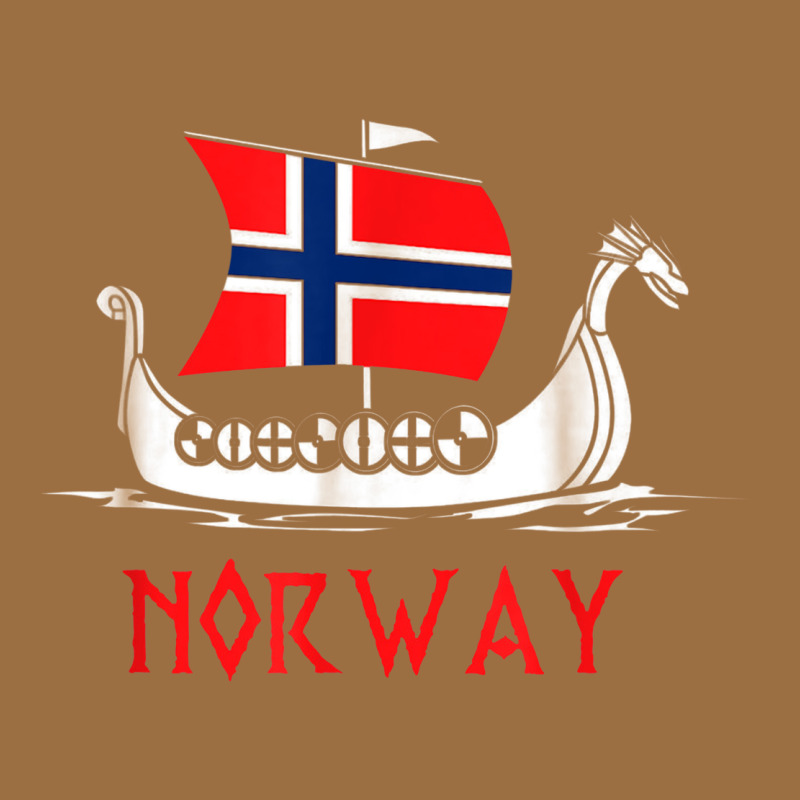 Boat Norwegian Flag Norway Viking Ship Norway Vintage Tee by FloraArt | Teevron