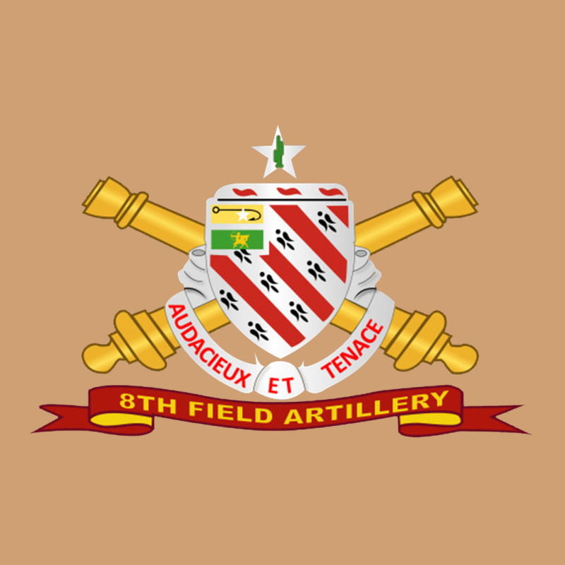8th Field Artillery W Br   Ribbon 8th Field Artillery W Br Ribbon Vintage Tee by ArtMosaic | Teevron