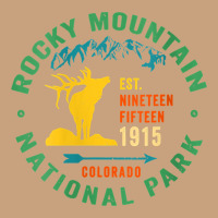 Womens Rocky Mountain National Park Hiking Travel Souvenir Novelty V N Vintage Tee | Teevron