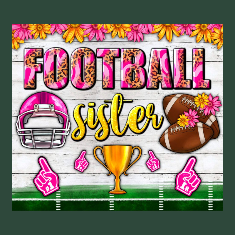 Football Sister Tumbler Zipper Hoodie by BundleAndBundleShop | Teevron