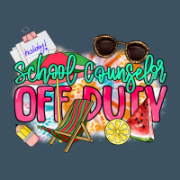 School Counselor Off Duty Urban Heavy Tee | Teevron