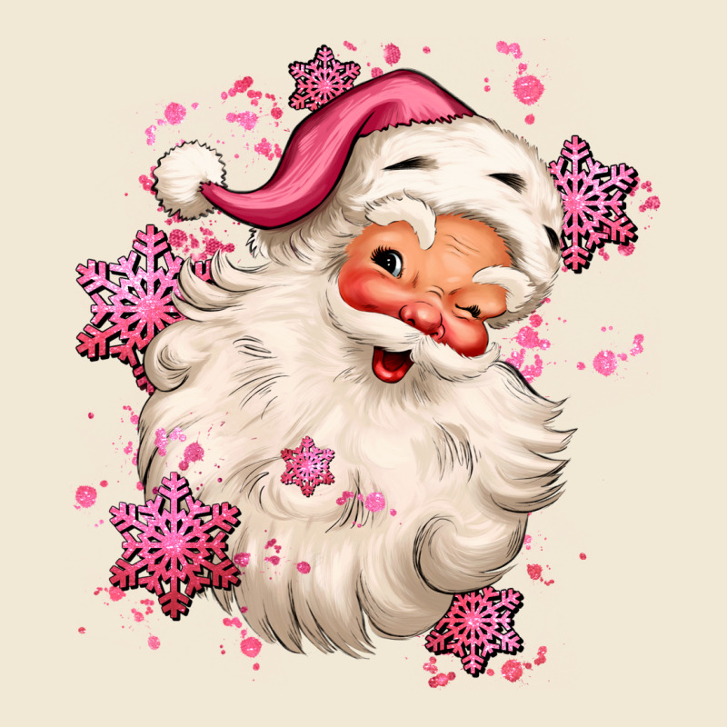 Pink Christmas Santa Claus Premium Tee by MaliasSmallBusiness | Teevron