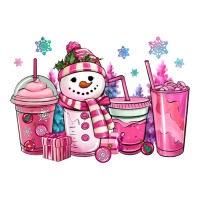 pink christmas snowman coffee cups | Teevron