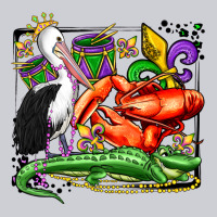 Mardi Gras Pelican Crawfish Crocodile Heavyweight Sweatshirt | Teevron