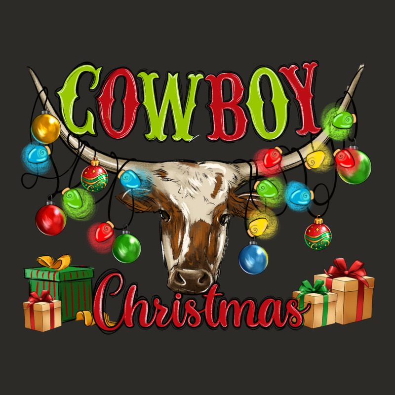 Cowboy Christmas Heavy Core Tee by MaliasSmallBusiness | Teevron