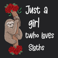 Just A Girl Who Loves Sloths Vintage Tee | Teevron