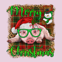 Merry Christmas Baby Pig Ladies Tee | Teevron