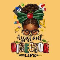 Assistant Director Life Afro Messy Bun Vintage Hoodie | Teevron