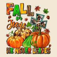 Fall For Jesus He Never Leaves Premium Tee | Teevron