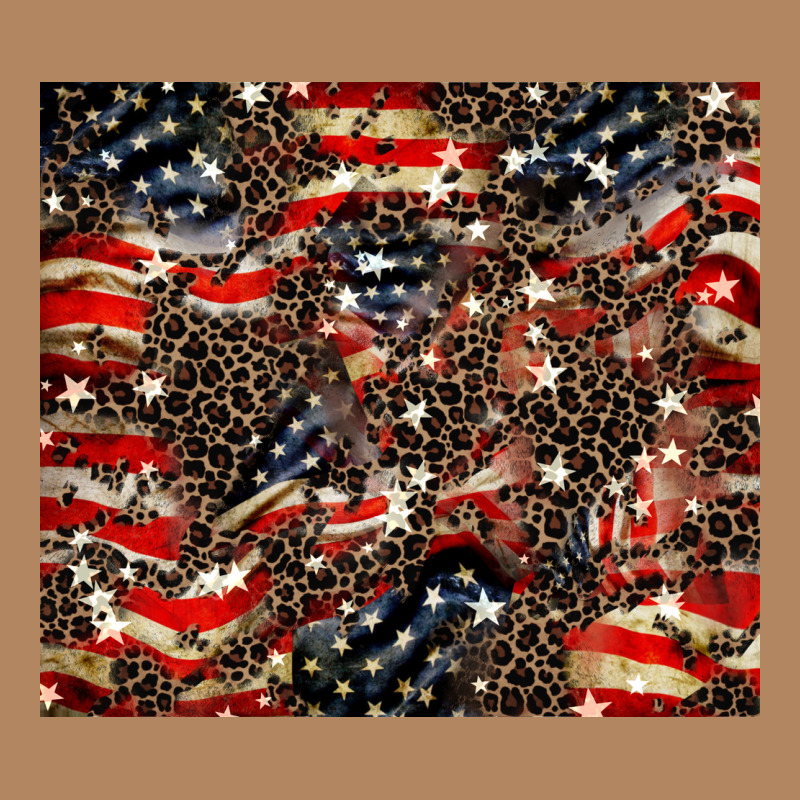 American Flag Leopard Tumbler Long Sleeve Tee by HowdyJamesFarm | Teevron
