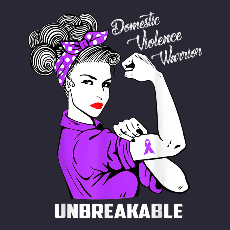 Domestic Violence Warrior Unbreakable Awareness Gift Vintage Tee by minhPixels | Teevron