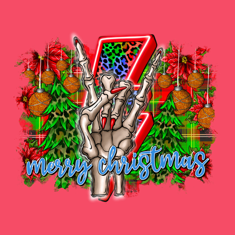 Punk Rock Merry Christmas Premium Sweatshirt by CowhideDigitalArt | Teevron