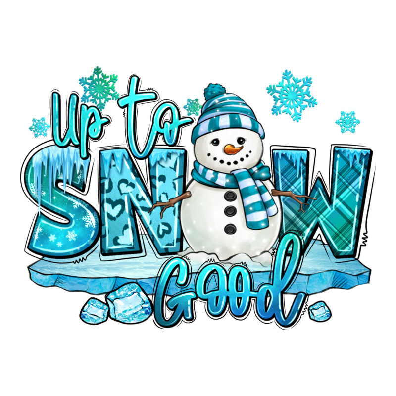 Up To Snow Good Winter Snowman Premium Tee by MaliasSmallBusiness | Teevron