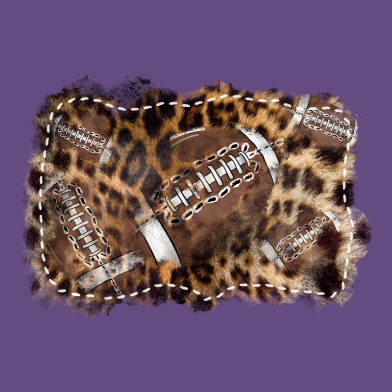 Football Background Leopard Vintage Hoodie by NancyCooperArtShop | Teevron