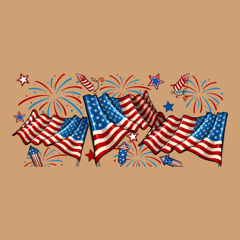 Fourth Of July American Flag Vintage Tee by RanaPortraitStore | Teevron